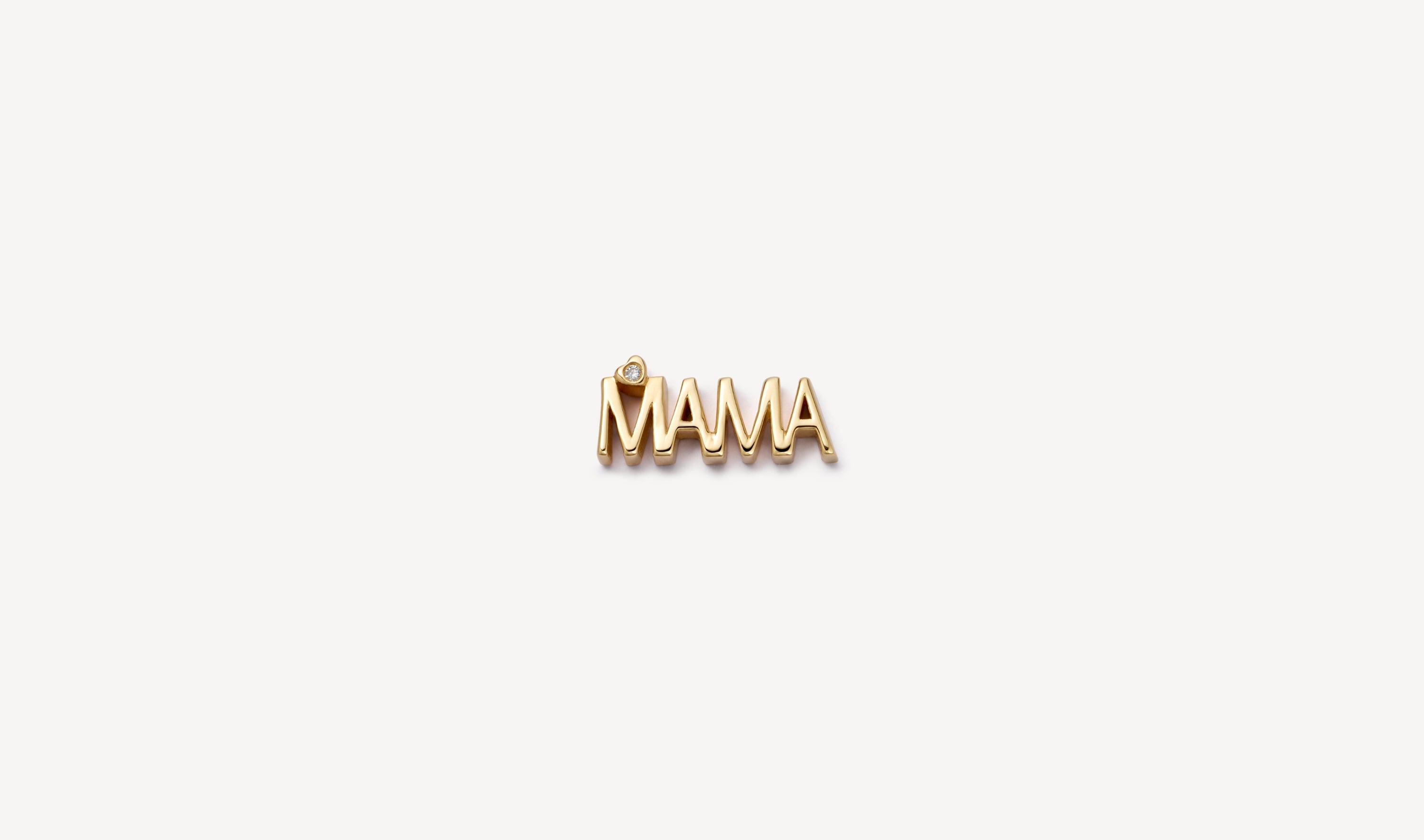 Pineapple shape yellow gold charm set with diamonds and green stone for the leaves