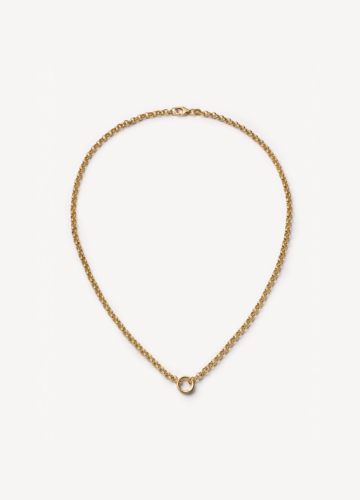 Belcher Necklace with Clasp 18 Inch Chain 18k