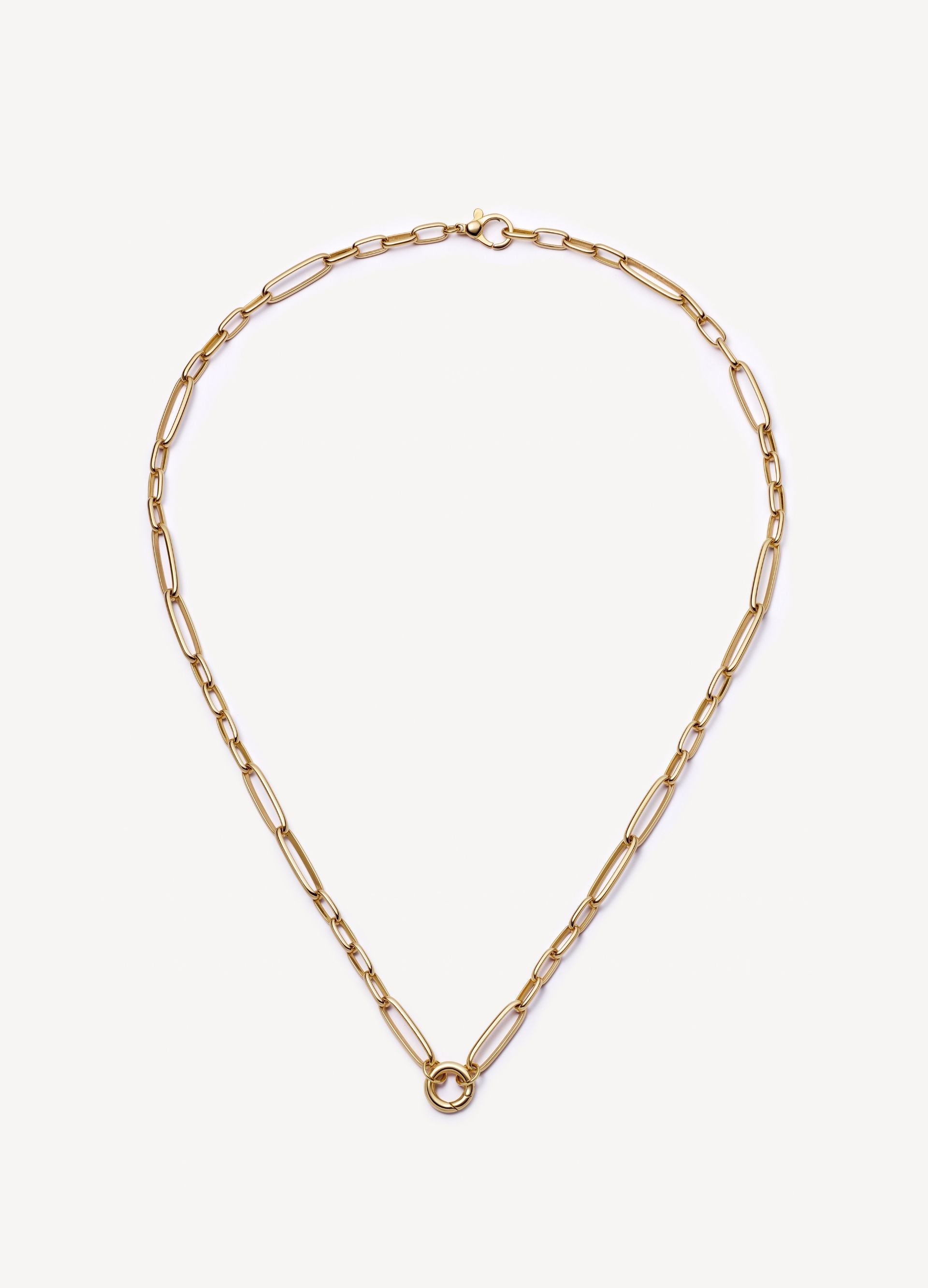 Renga Link Necklace 20 Inch Chain 18k