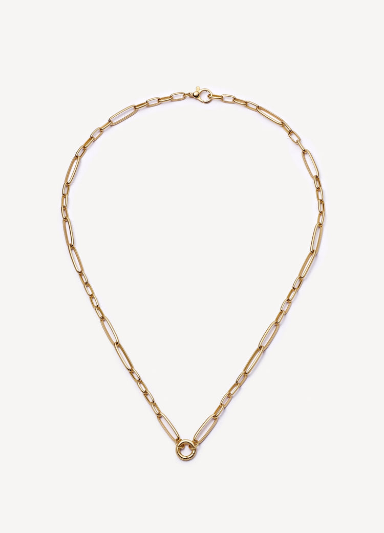 Renga Link Necklace 20 Inch Chain 18k