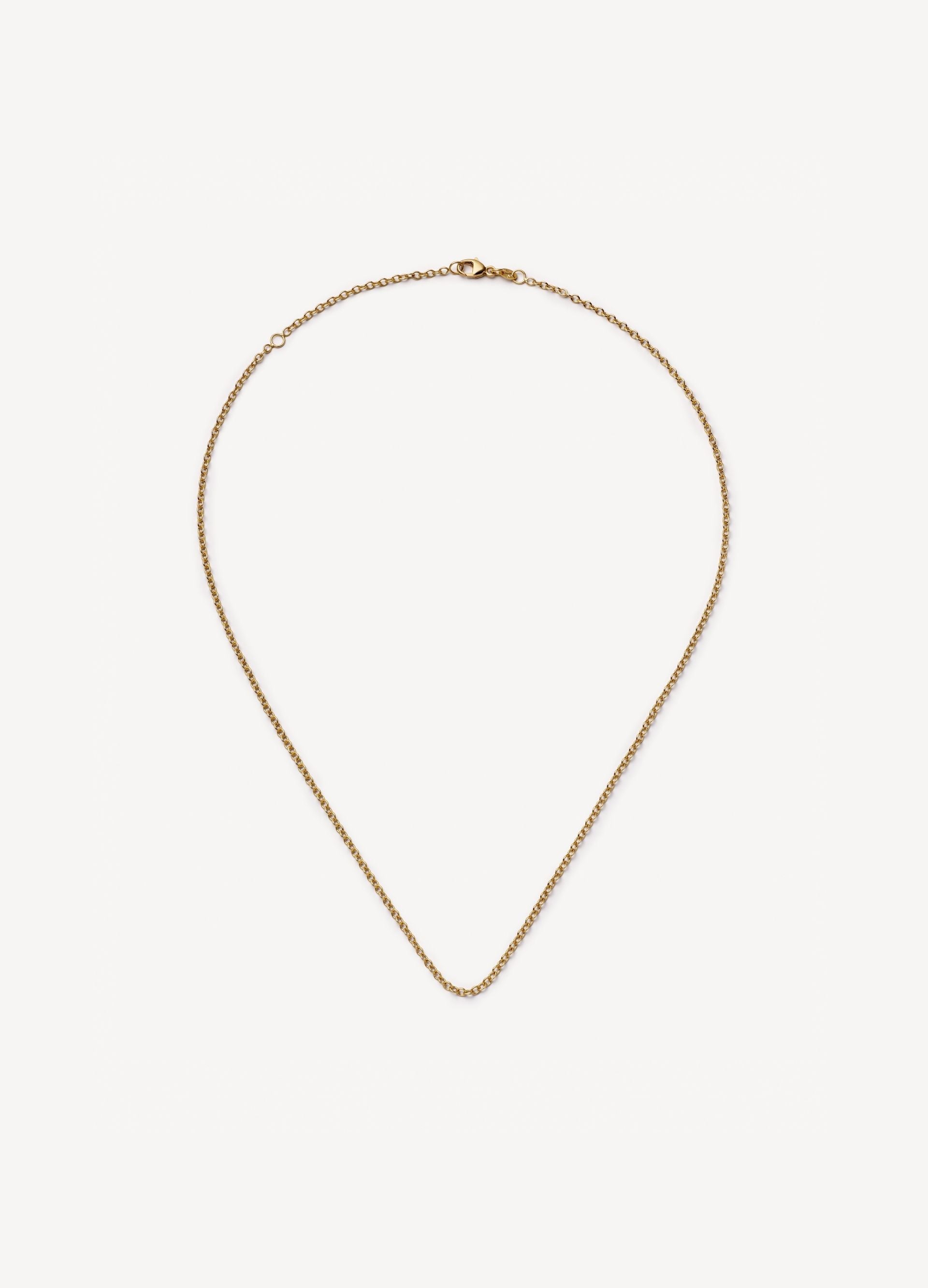 Rolo Necklace 16-18 Inch Chain 18K