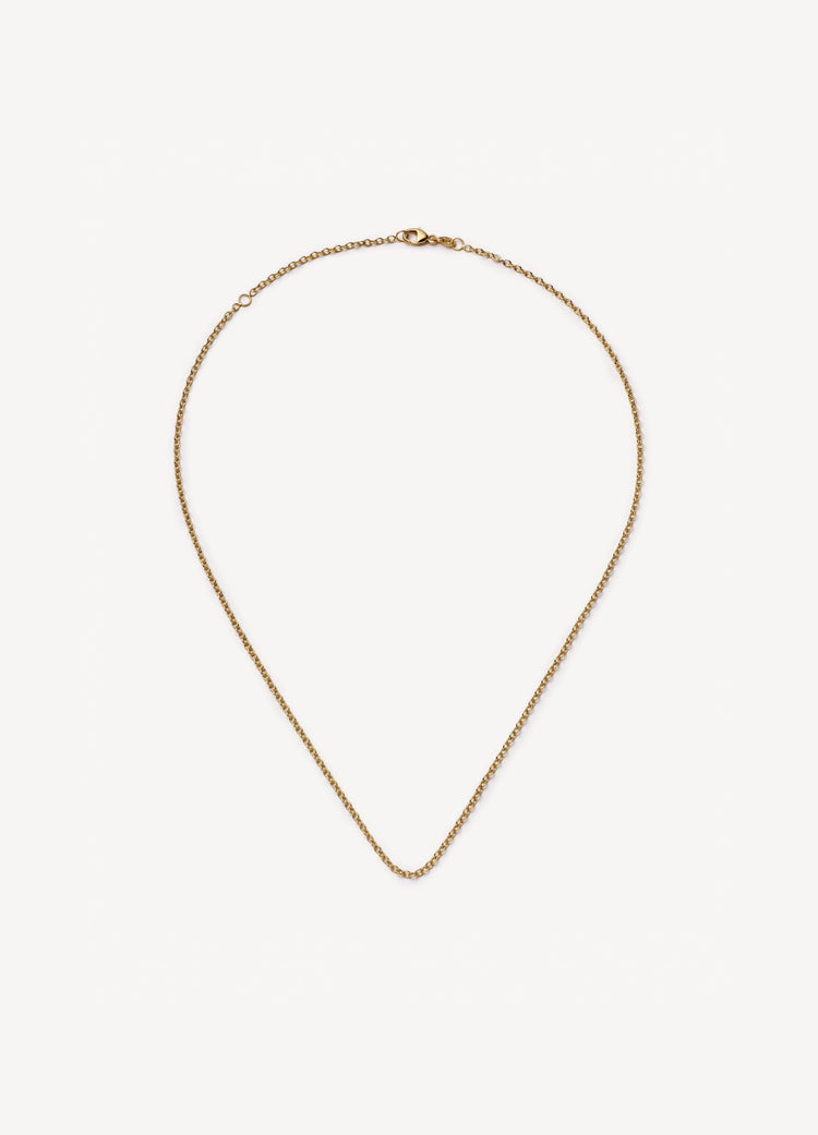 Rolo Necklace 16-18 Inch Chain 18K