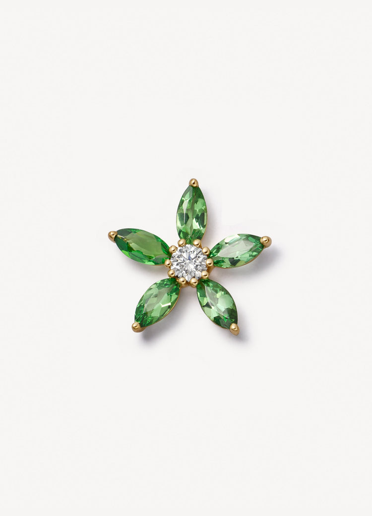 Wild Green Orchid Charm