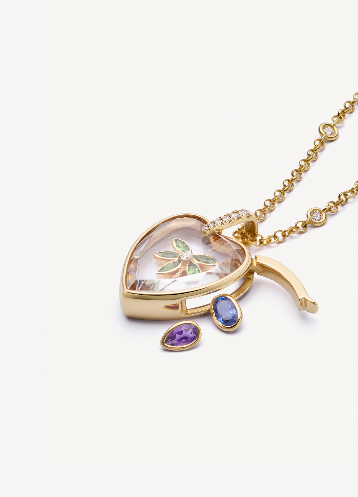 December Tanzanite Birthstone Charm