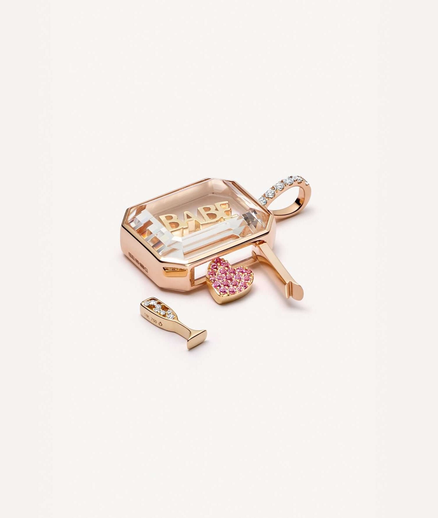Eternal Heart Charm | 18k Gold | Loquet London