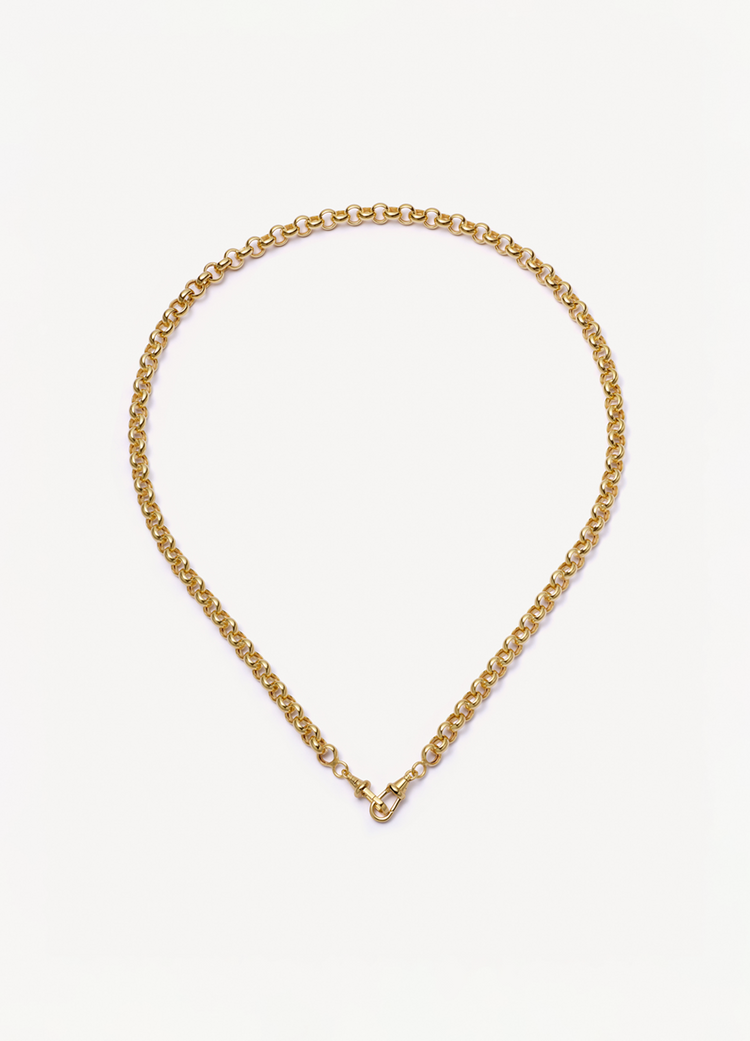 Belcher Necklace Chain 14k