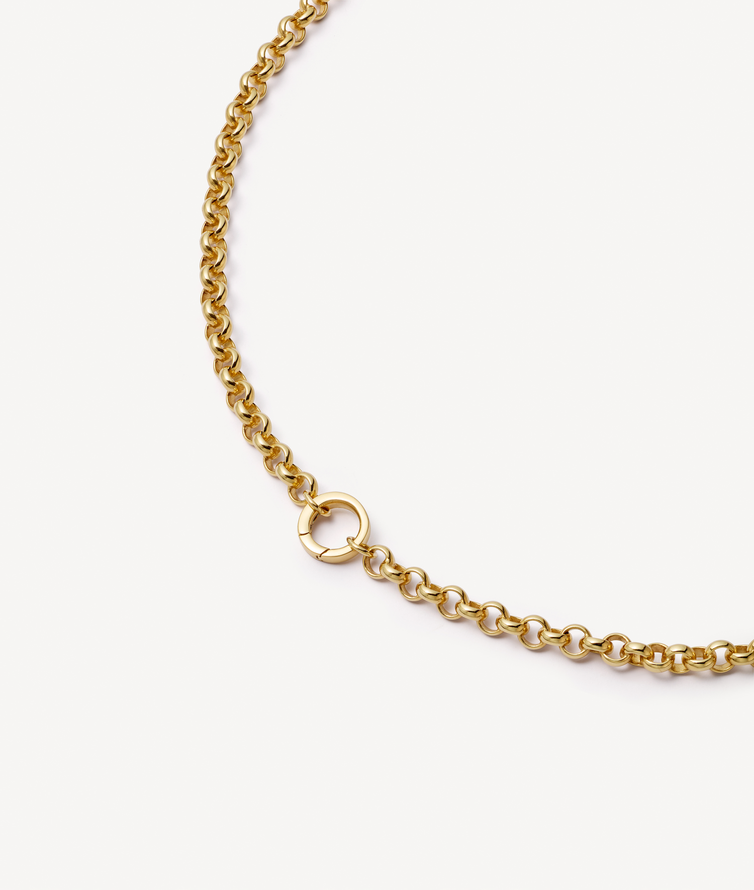 Belcher Necklace 18 Inch Chain 18k