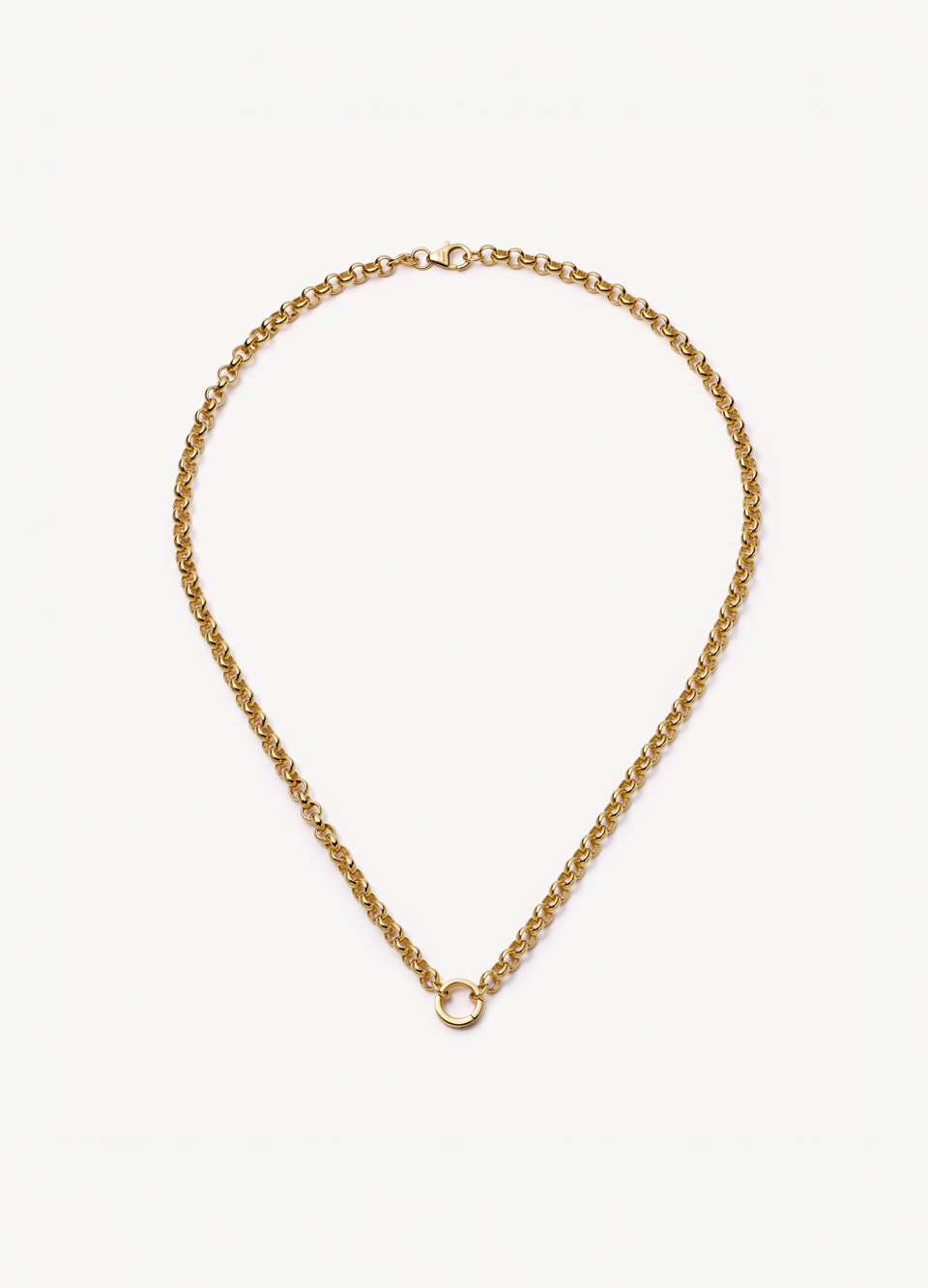 Belcher Necklace 18 Inch Chain 18k