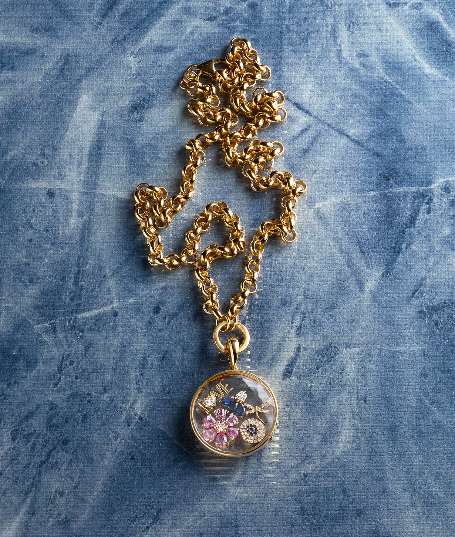 Belcher Necklace 18 Inch Chain 18k