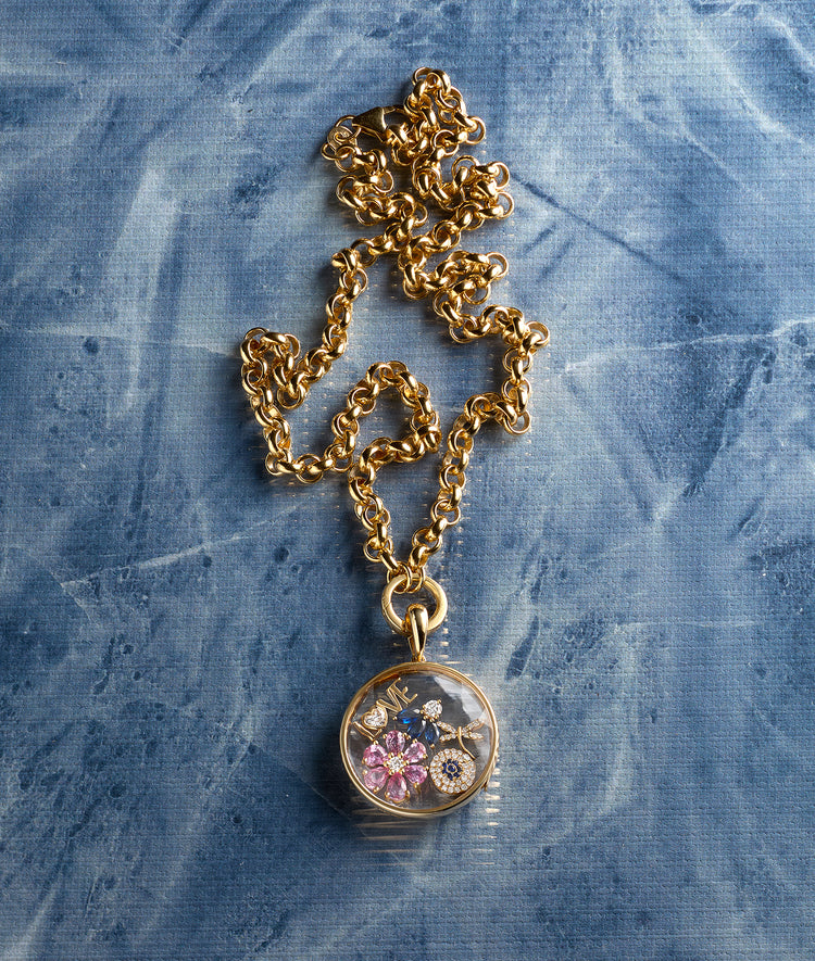 Belcher Necklace 18 Inch Chain 18k