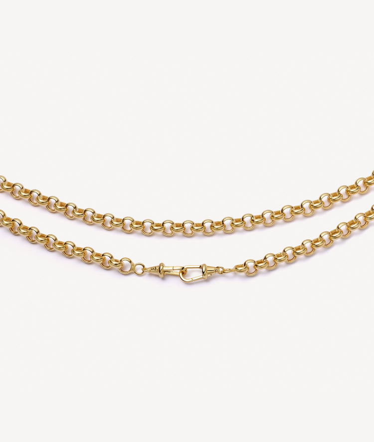 Belcher Necklace Chain 14k
