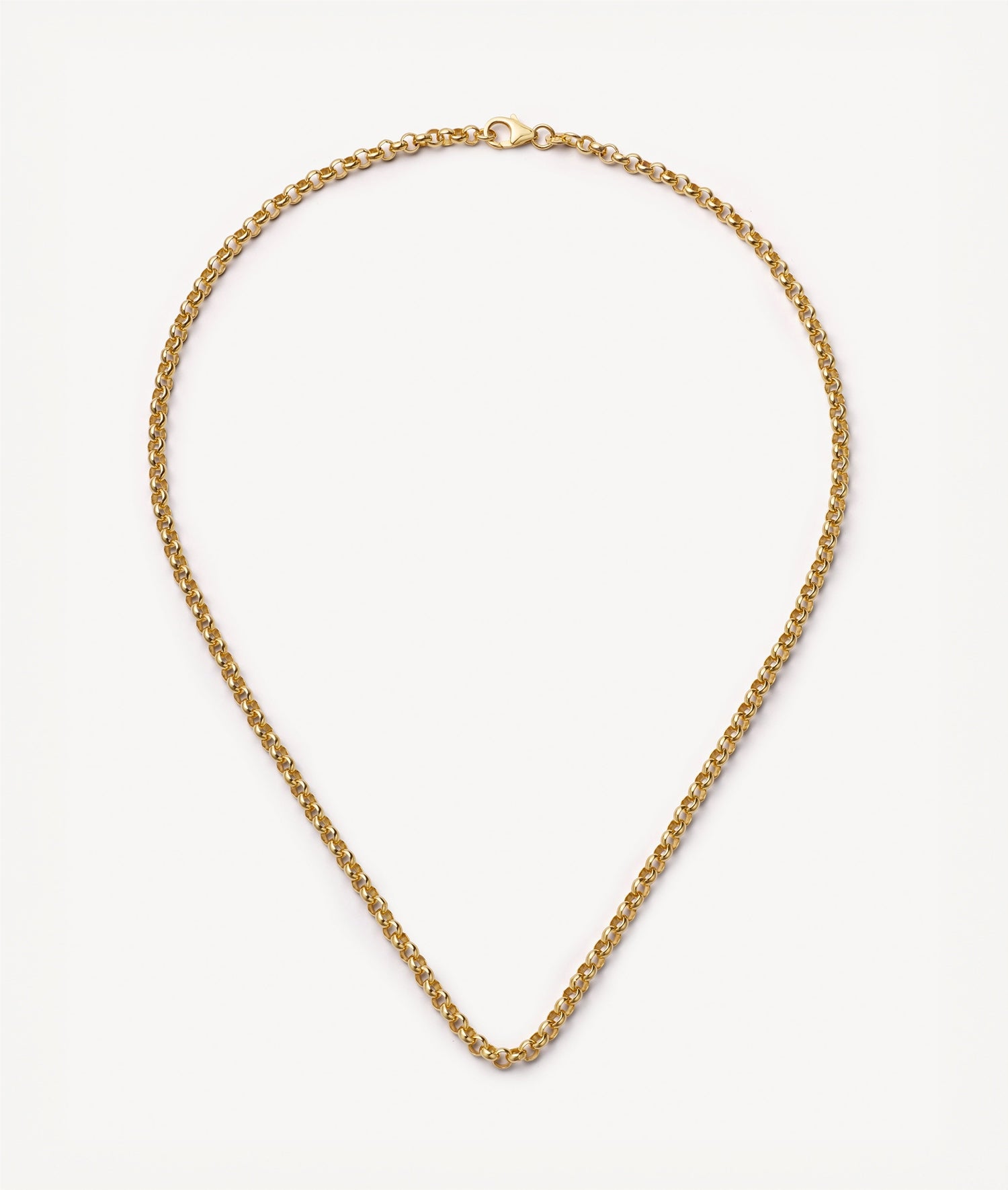 Belcher Necklace 18 Inch Chain 18k