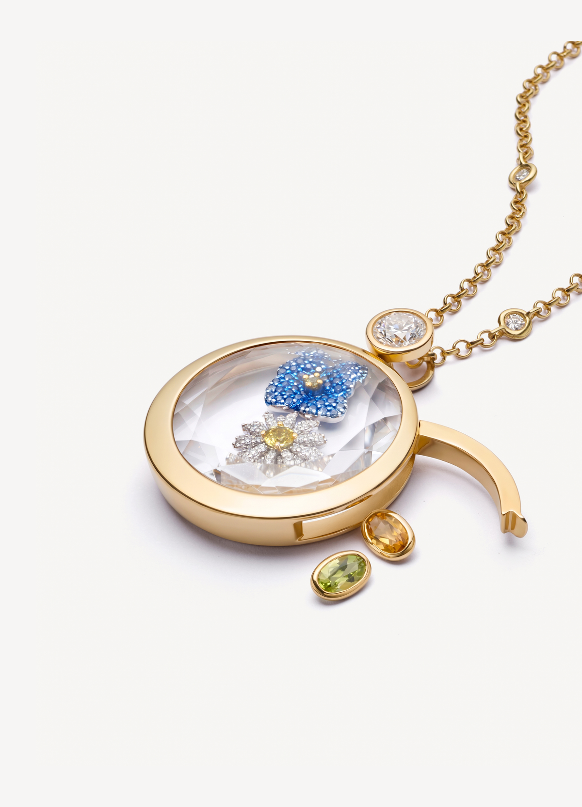 August Peridot Birthstone Charm