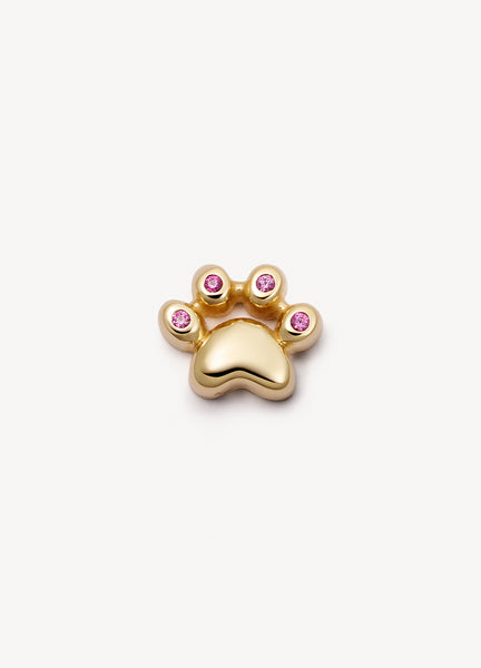 Cat Paw Charm | 18k Yellow Gold | Loquet London