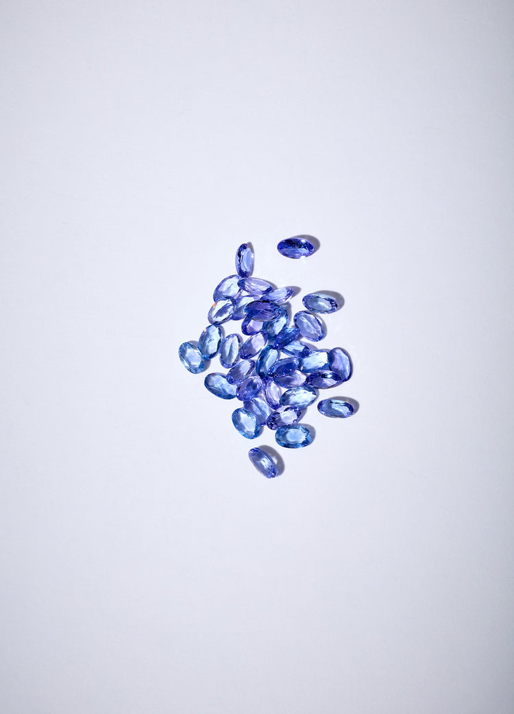 December Birthstone Charm - Tanzanite