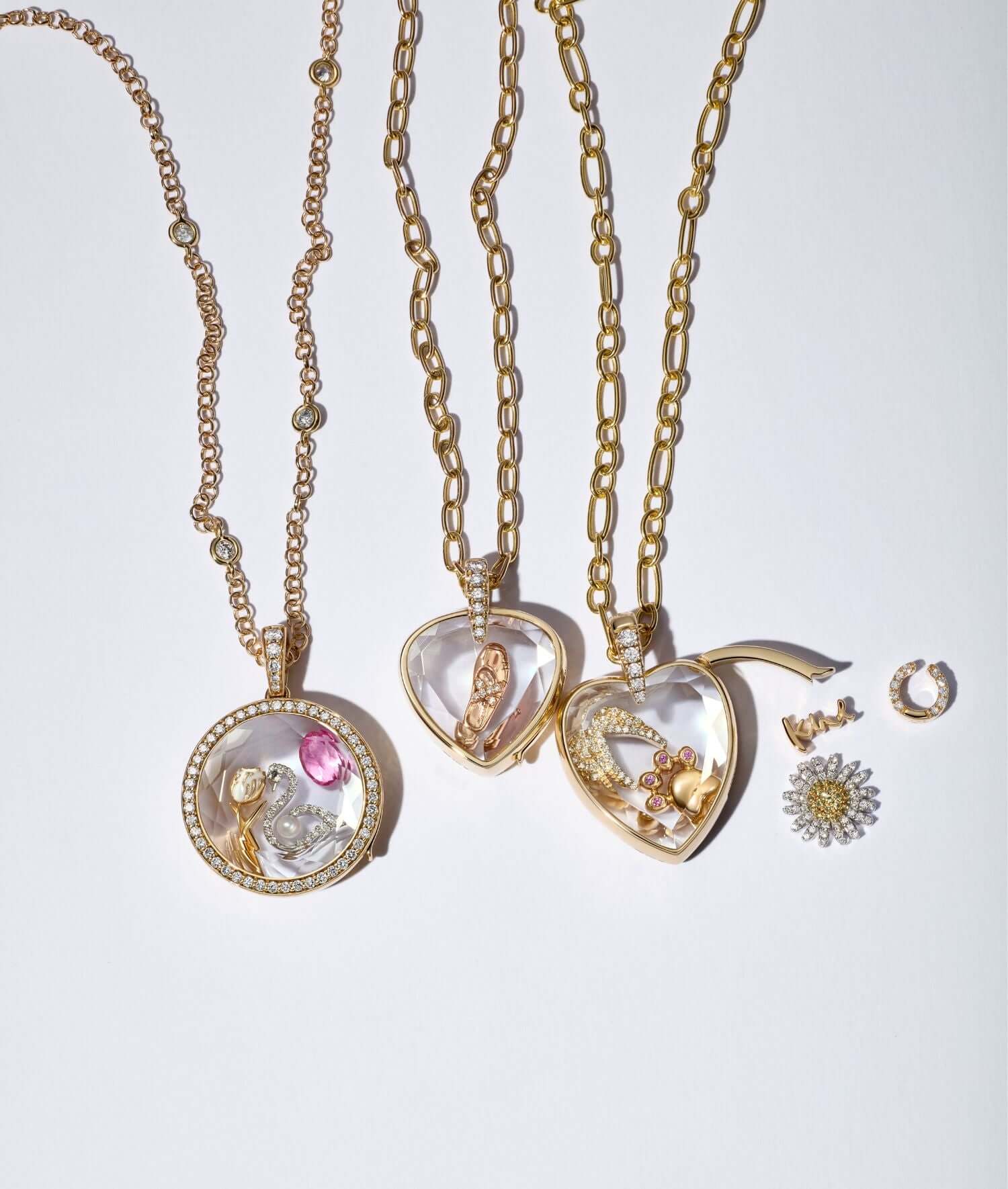 Diamond Ballet Shoe Charm