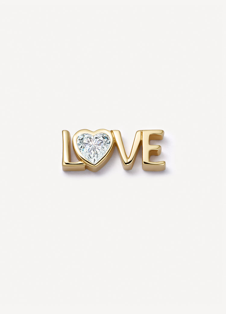 Diamond Heart Love Charm