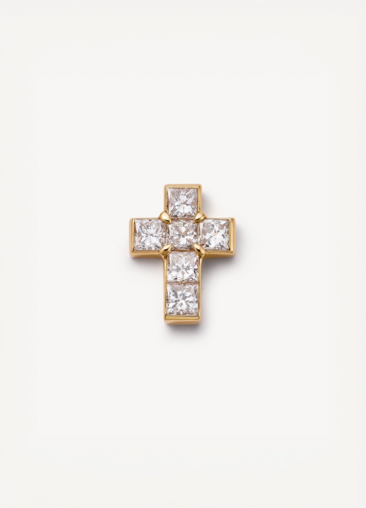 Diamond Cross Charm