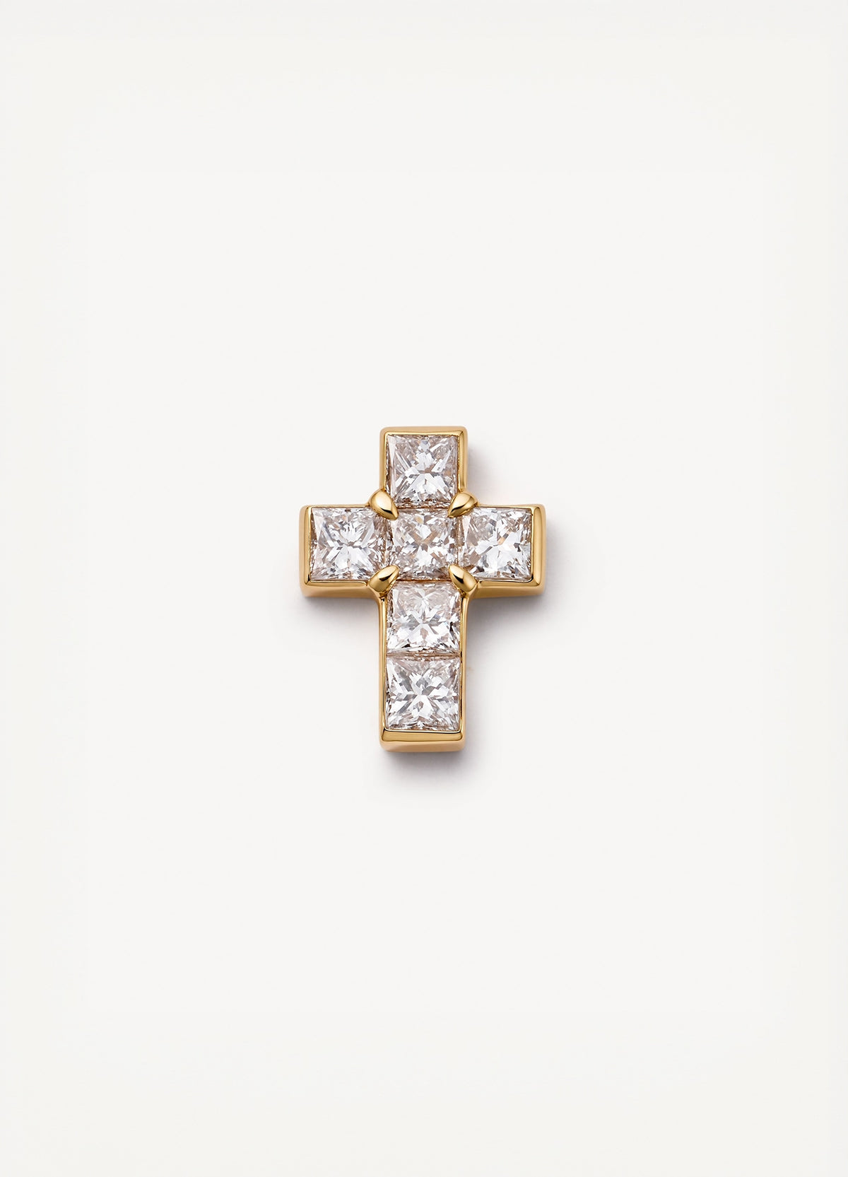 Diamond Cross Charm