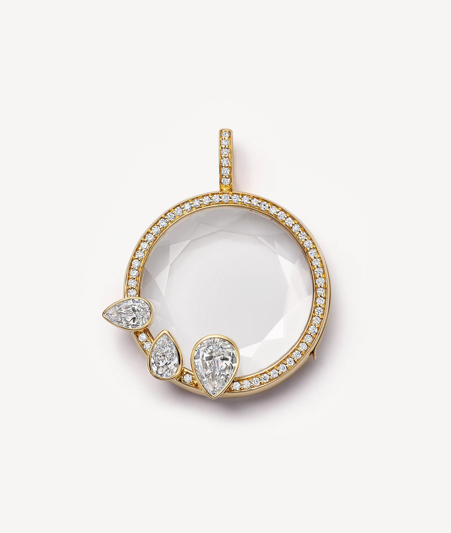 Heritage Pear Drop Locket 18k