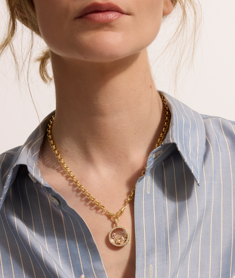 Heritage Diamond Gold Locket 18k