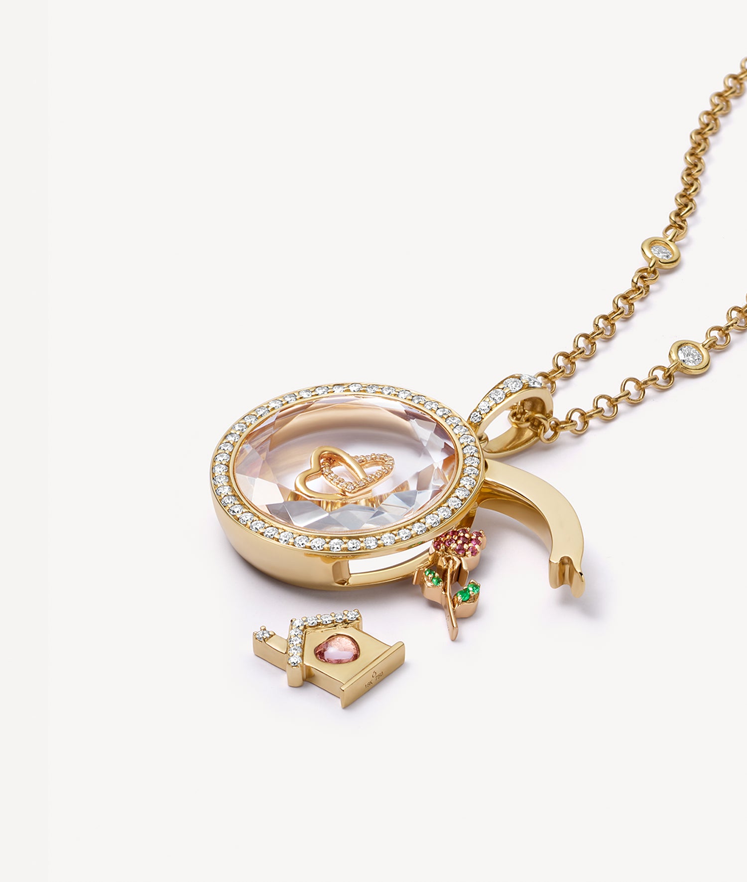 Heritage Diamond Gold Locket 18k