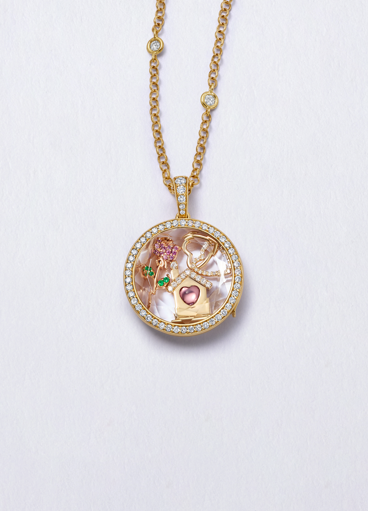 Heritage Diamond Gold Locket 18k