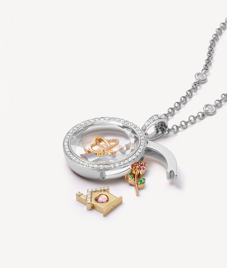 Heritage Diamond White Gold Locket 18k