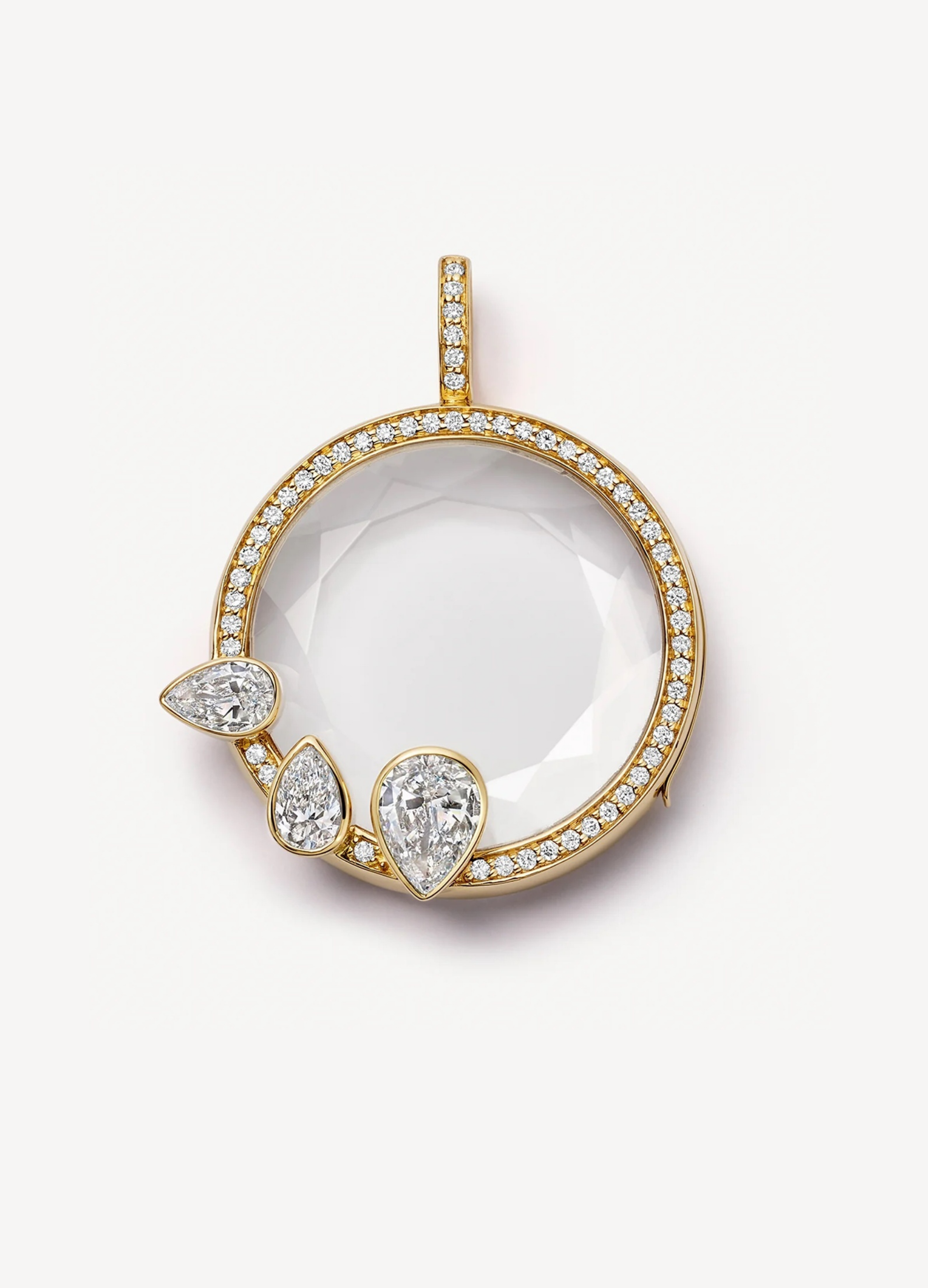 Heritage Pear Drop Locket 18k