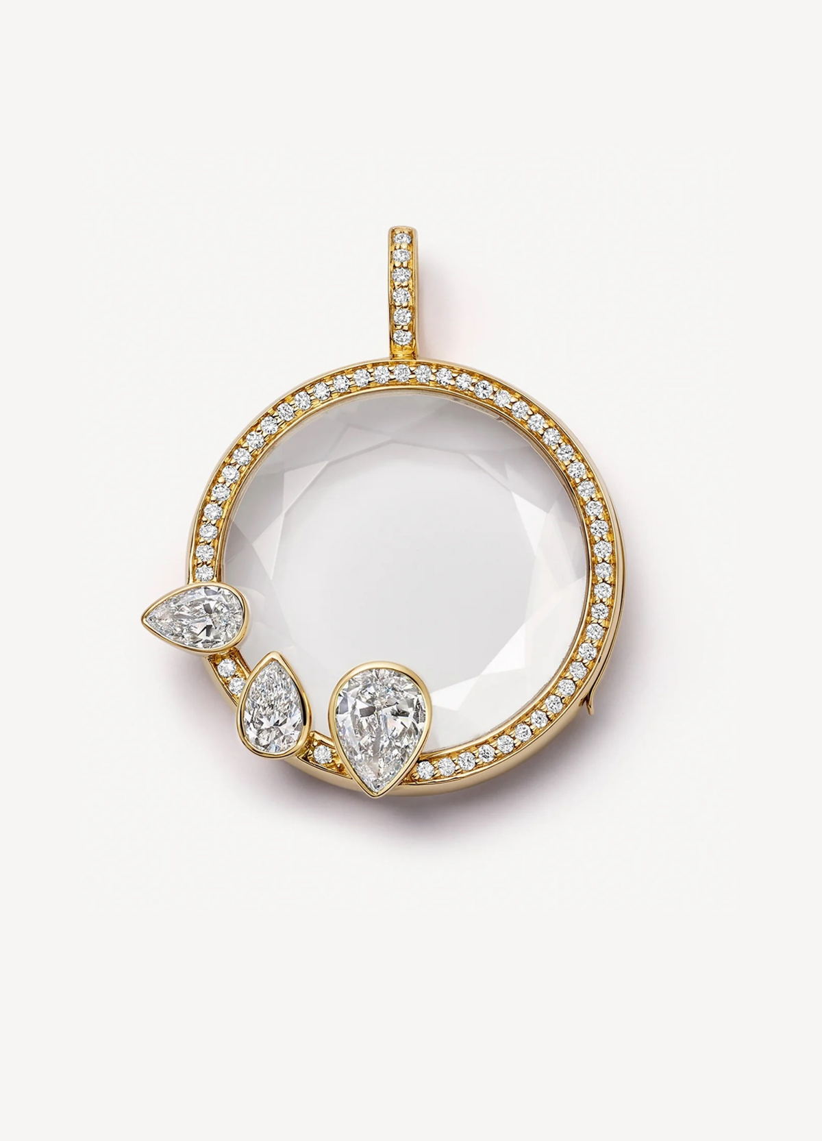 Heritage Pear Drop Locket 18k
