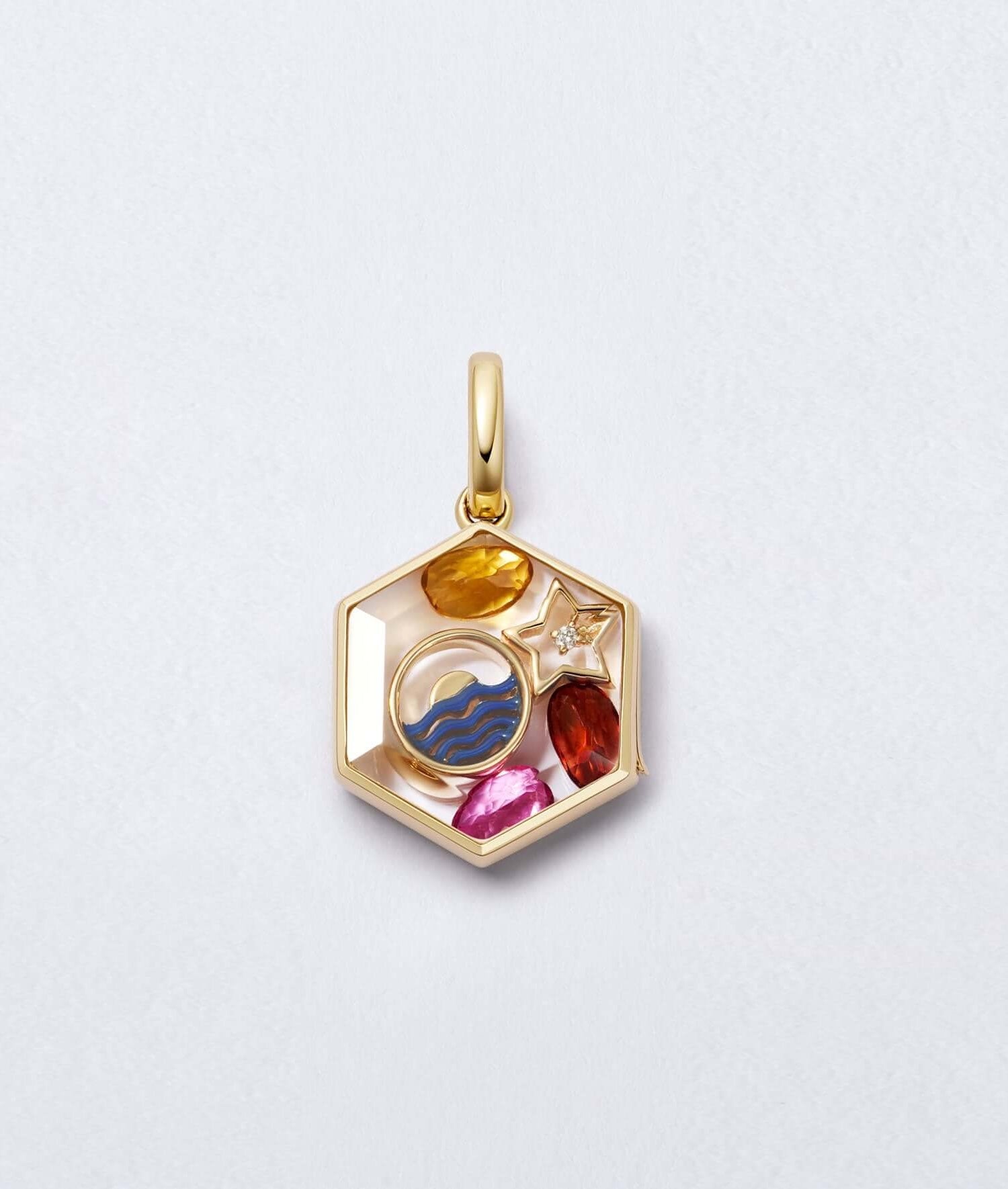 January Birthstone Charm - Garnet