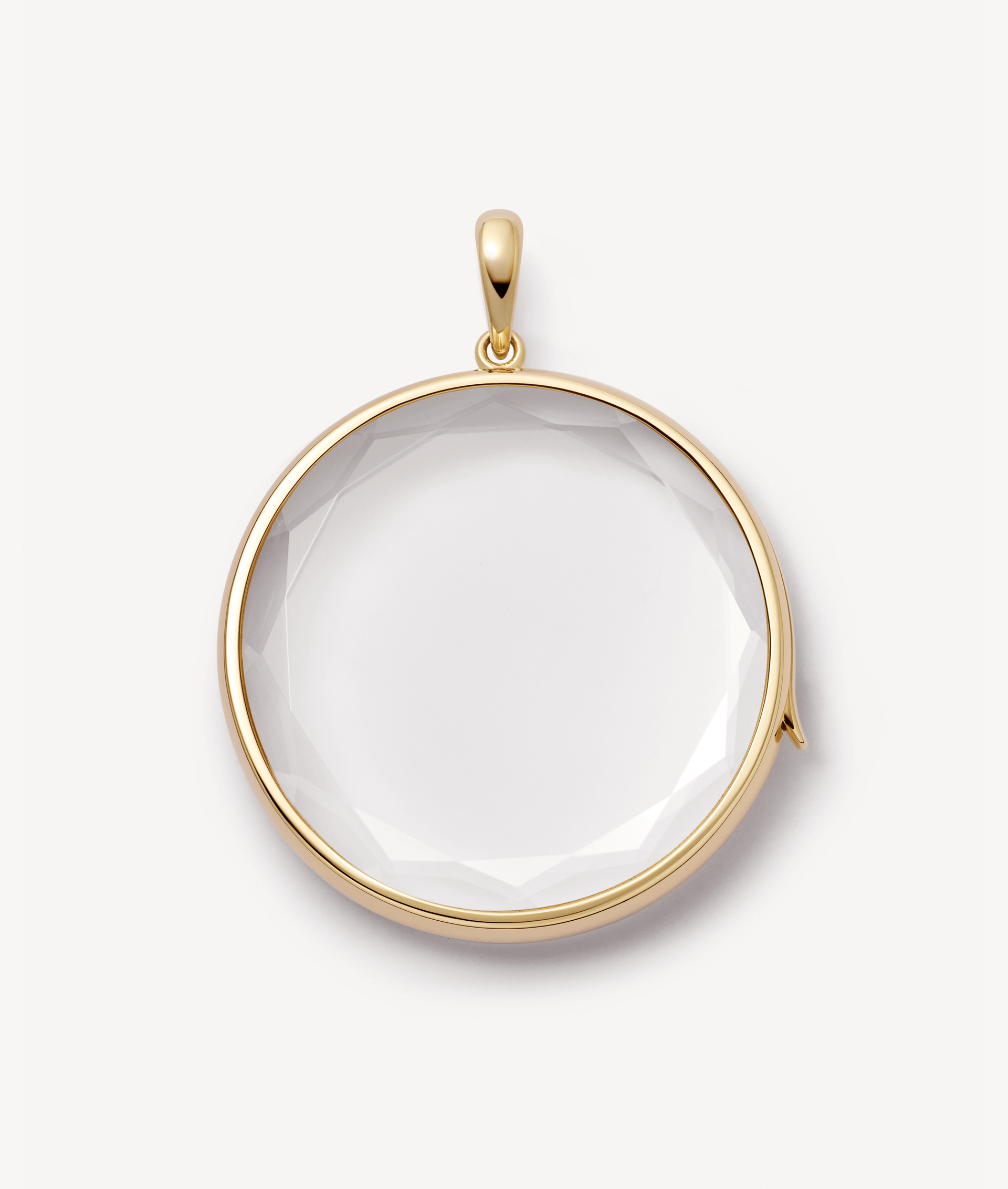 Empty jupiter yellow gold locket.