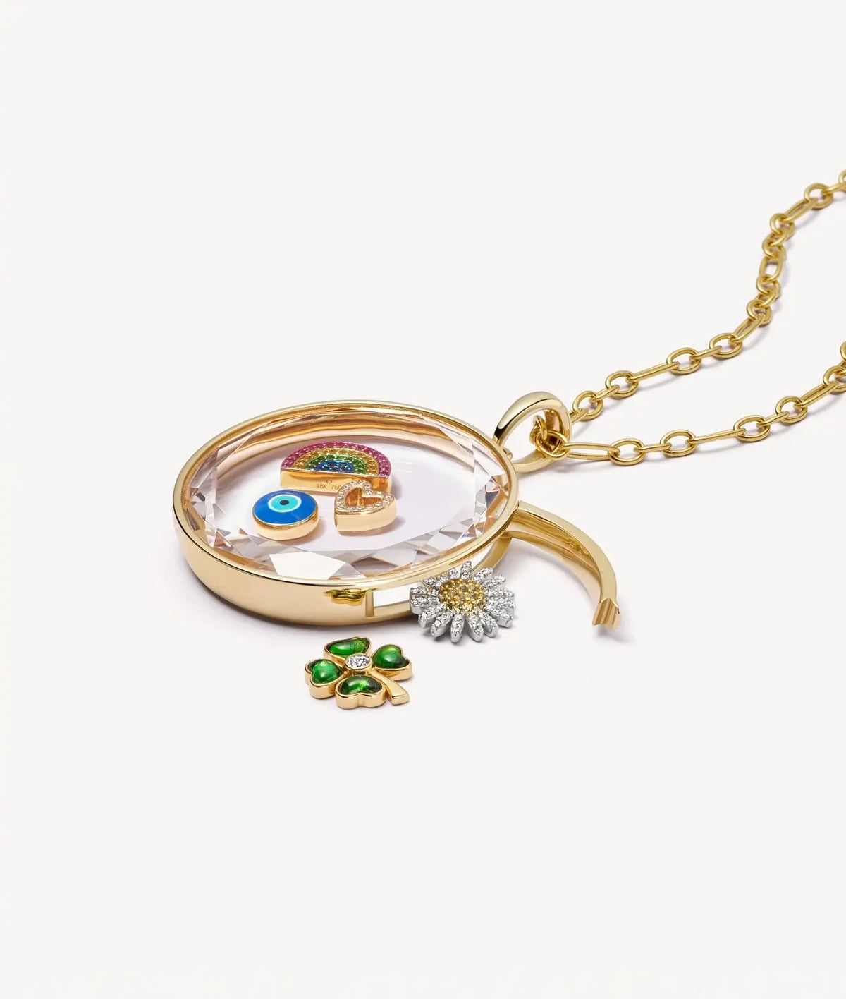 Jupiter Gold Locket 18k | Loquet London