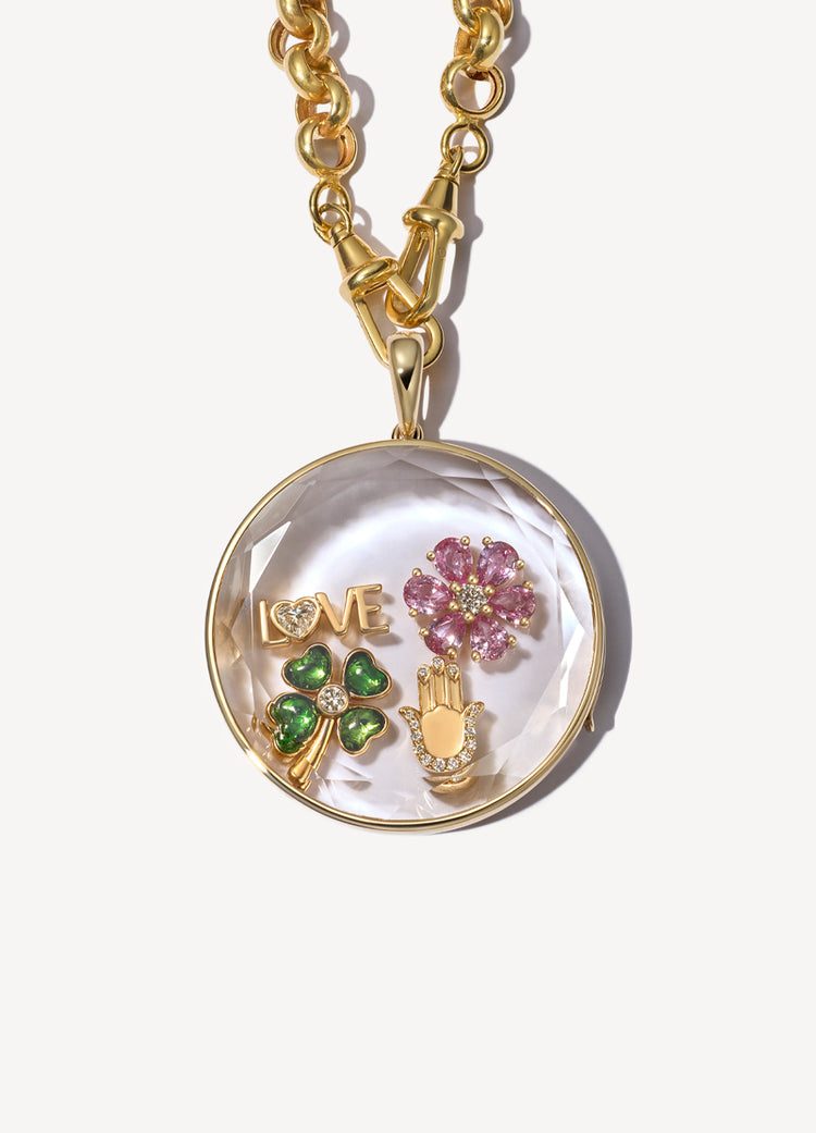 Jupiter Gold Locket 18K