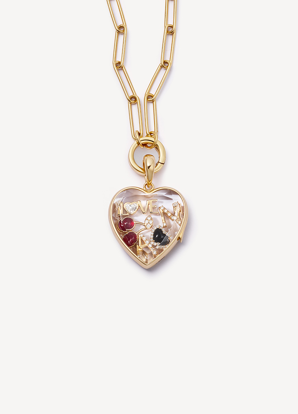Diamond Heart Love Charm