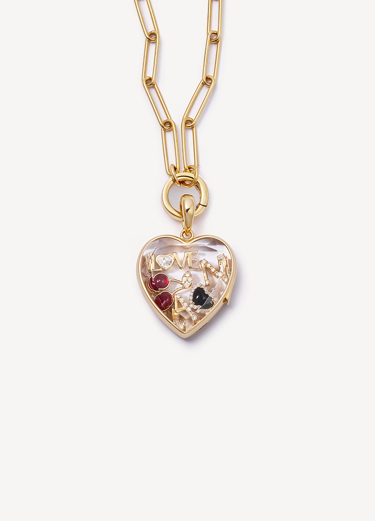 Diamond Heart Love Charm