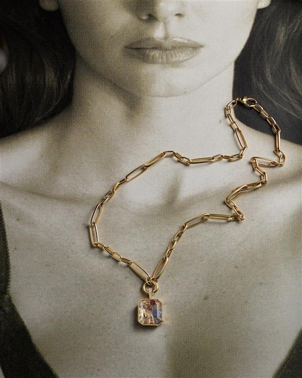 Renga Link 20 Inch Necklace 18k