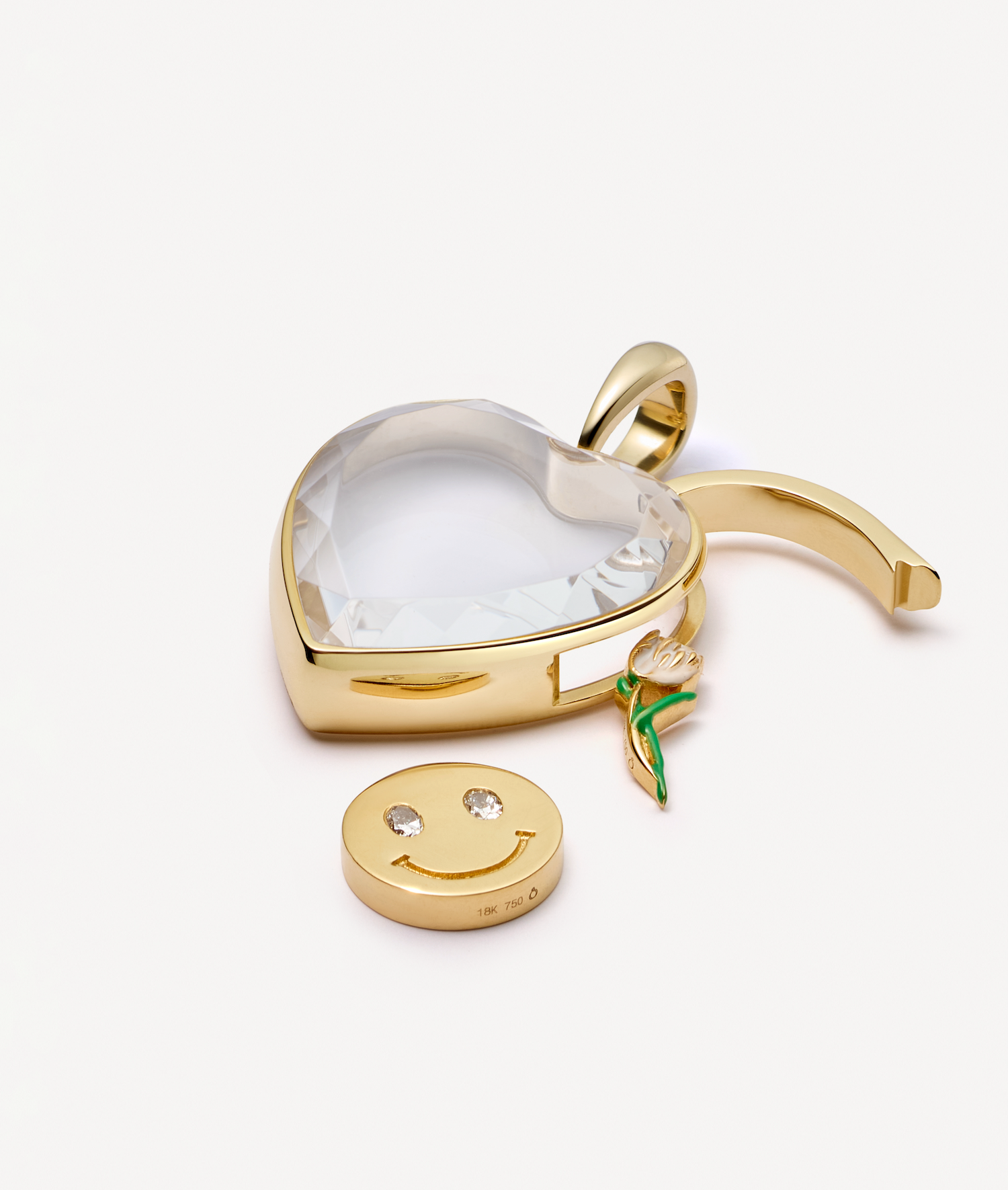 Large Heart of Gold Locket 14k