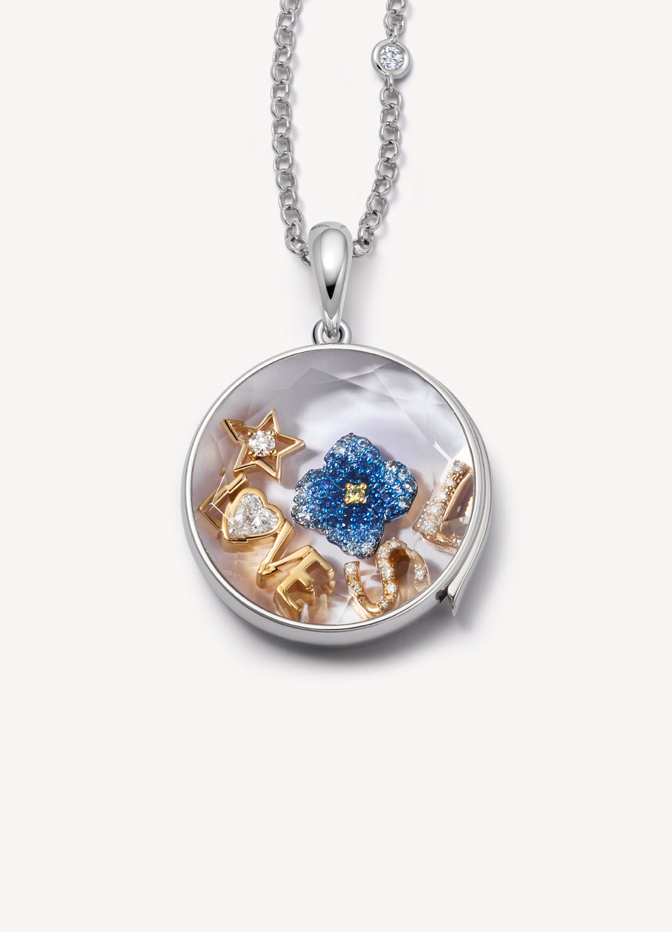 Diamond Heart Love Charm