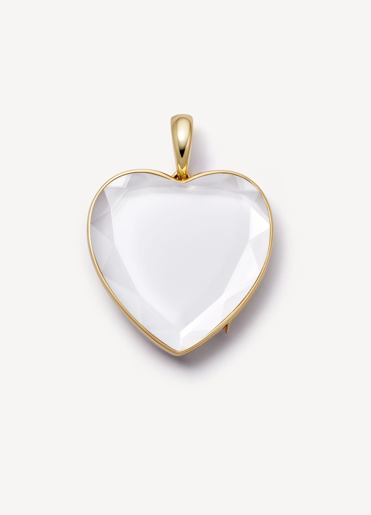 Large Heart of Gold Locket 18K