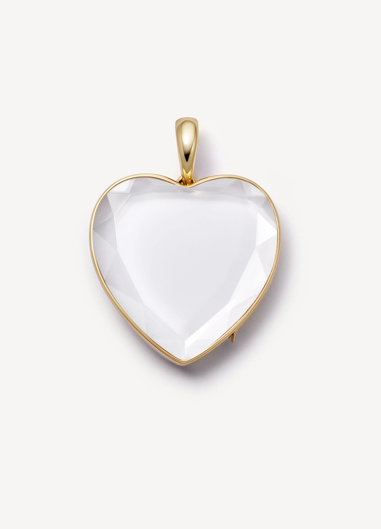 Large Heart of Gold Locket 18K