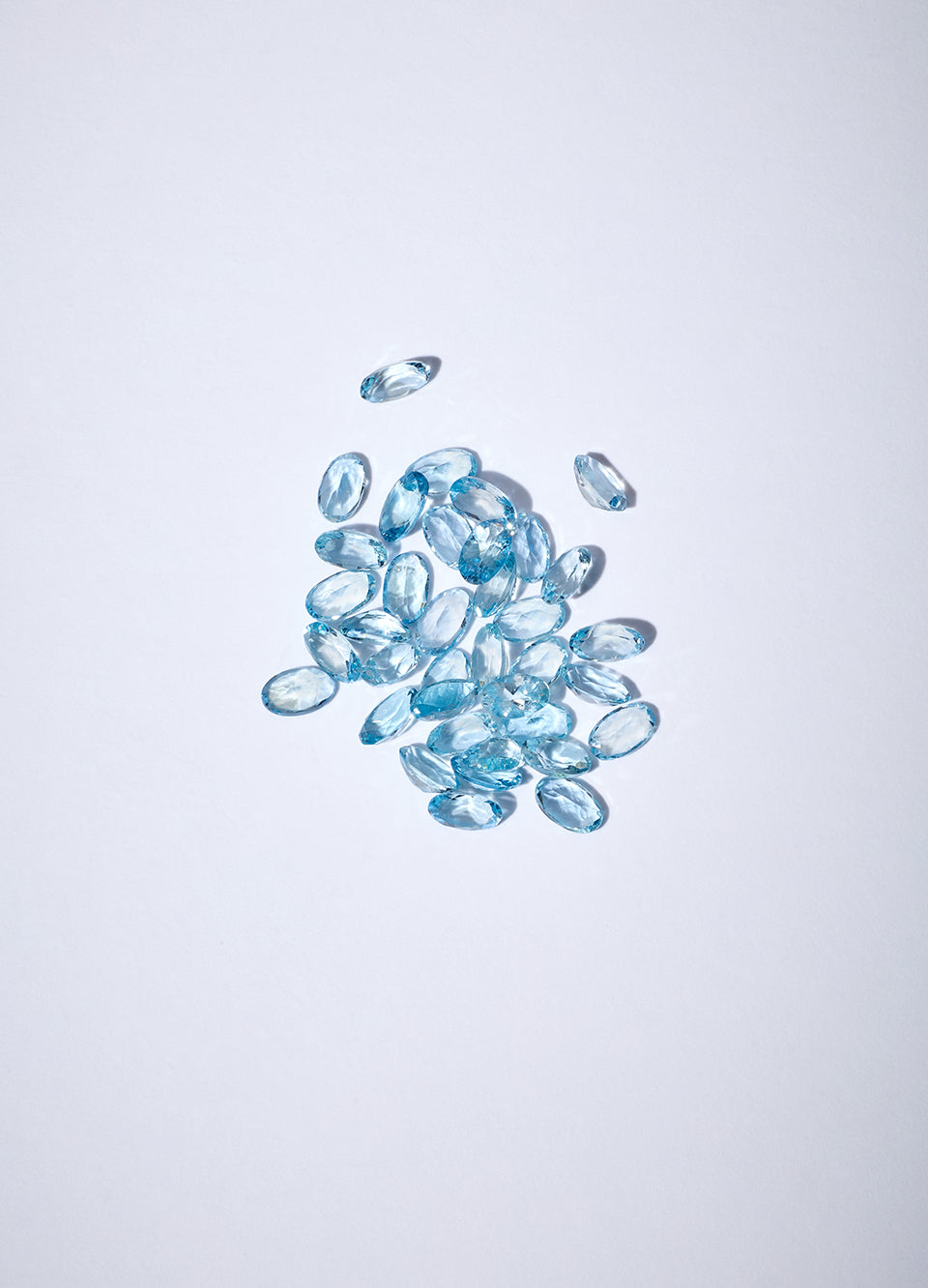 March Birthstone Charm - Aquamarine