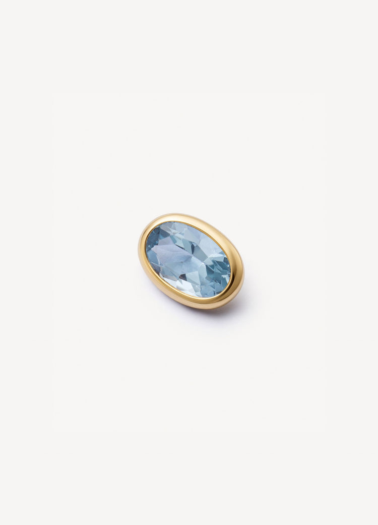March Aquamarine Birthstone Charm