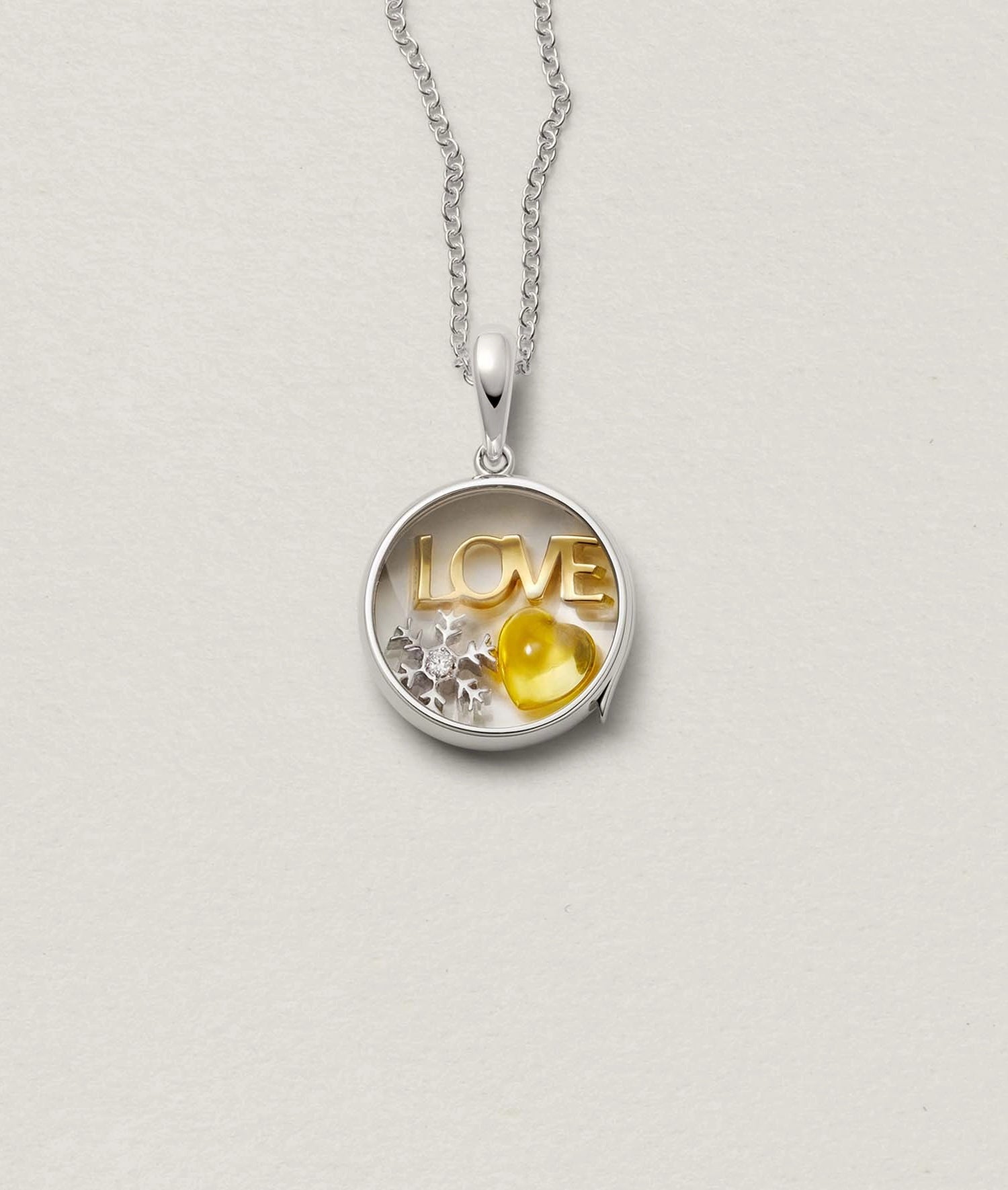 Diamond Snowflake Charm