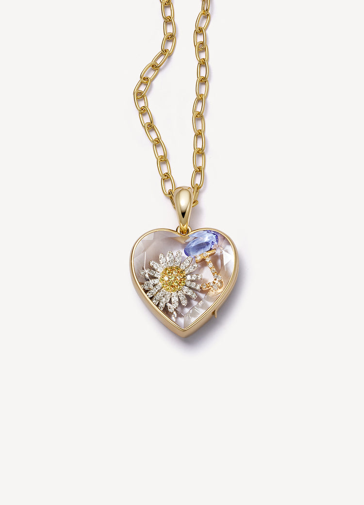 Midi Heart of Gold Locket 18K
