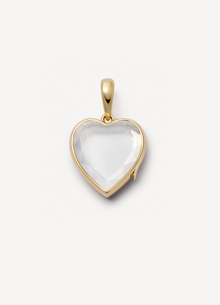 Midi Heart of Gold Locket 18K