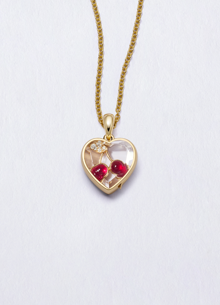 Mini Heart of Gold Locket 18K