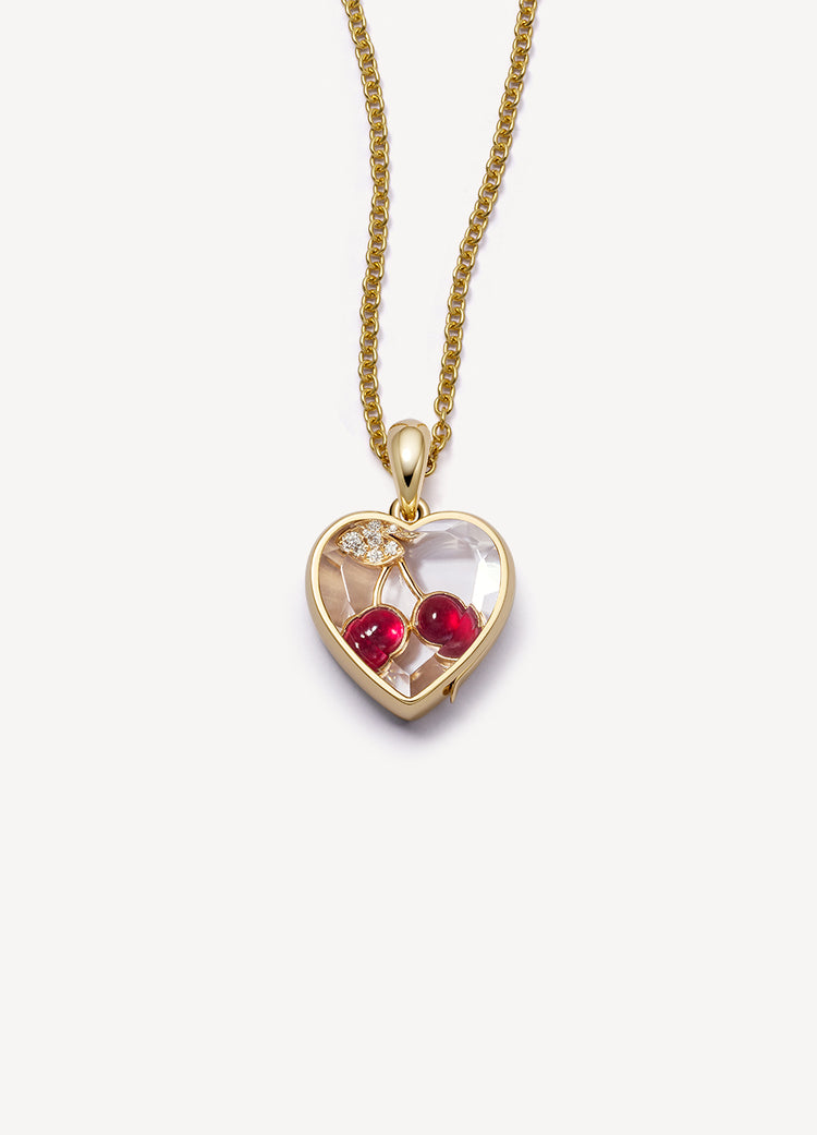 Mini Heart of Gold Locket 18K