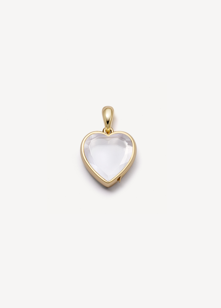 Mini Heart of Gold Locket 18K