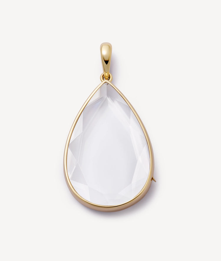 Nova Teardrop Gold Locket 18k
